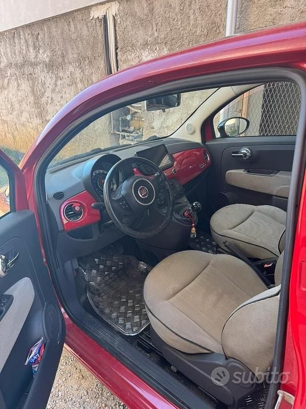 Rosso Usata 2009 Fiat 500 Utilitaria | 5500 € (Ottimo prezzo) - Immagine 1/3