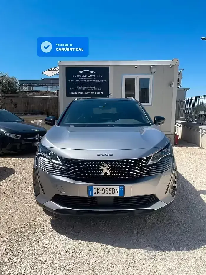 Usata Peugeot 3008 GT 131 CV (96 kW) 2022 Grigio SUV