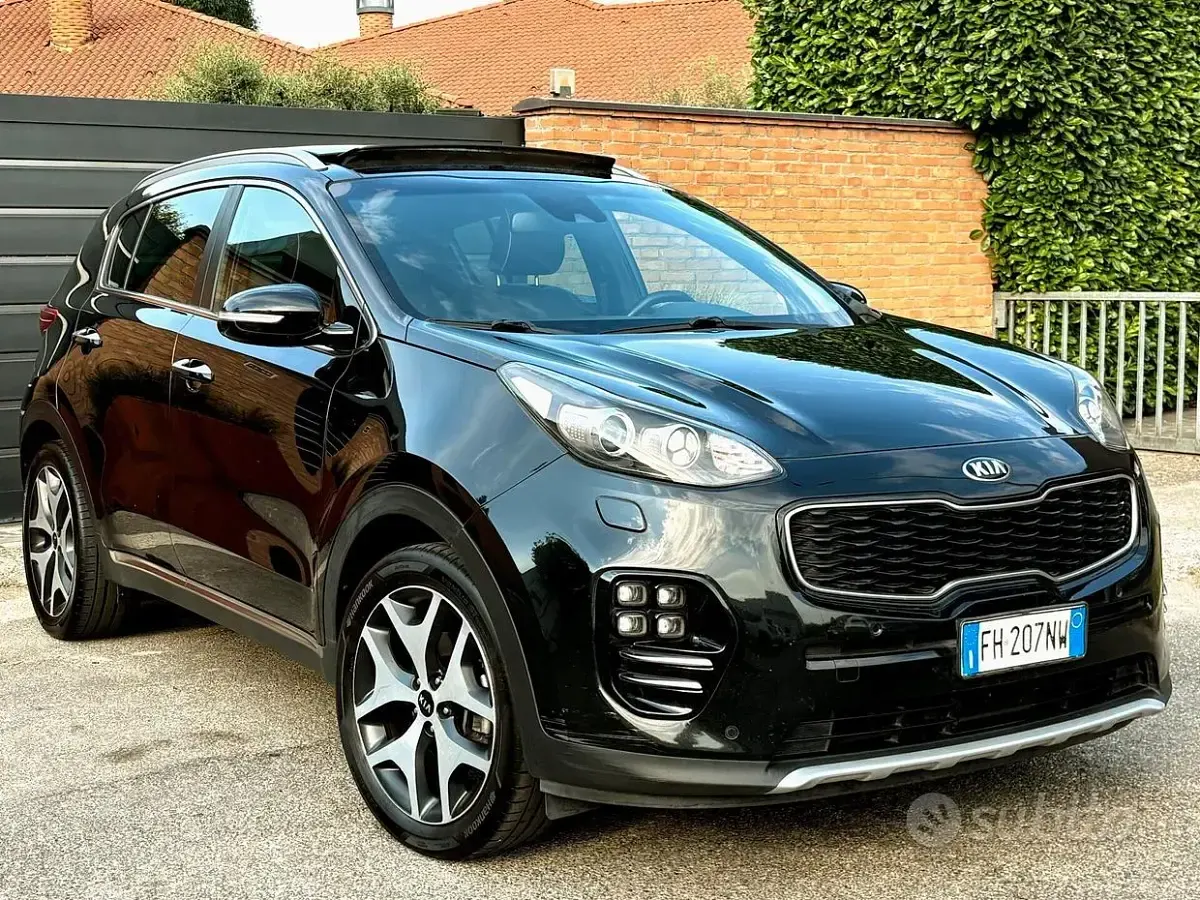 Usata Kia Sportage GT-Line 141 CV (103 kW) 2017 Nero SUV