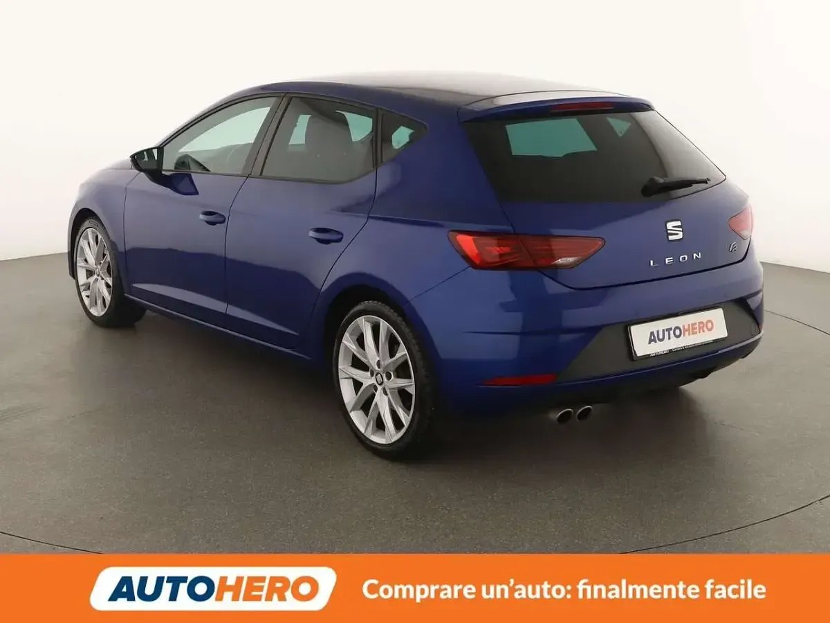 Usata Seat Leon FR 150 CV (110 kW) 2017 Blu/azzurro Berlina