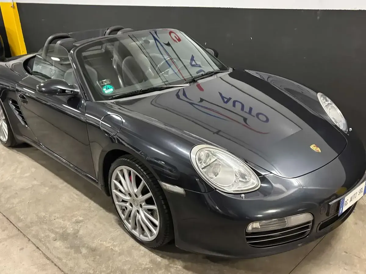 Second-hand Porsche Boxster 295 CP (216 kW) 2008 Albastru Cabrio