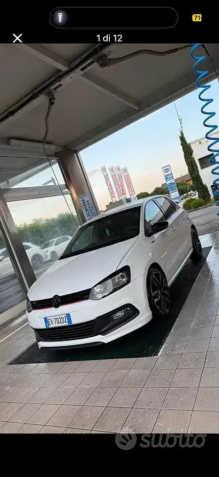 Usata VW Polo 75 CV (55 kW) 2014 Bianco Berlina