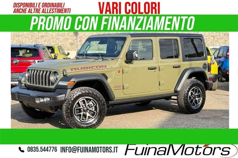 Nuova Jeep Wrangler Unlimited Rubicon 272 CV (200 kW) 2026 Bianco SUV
