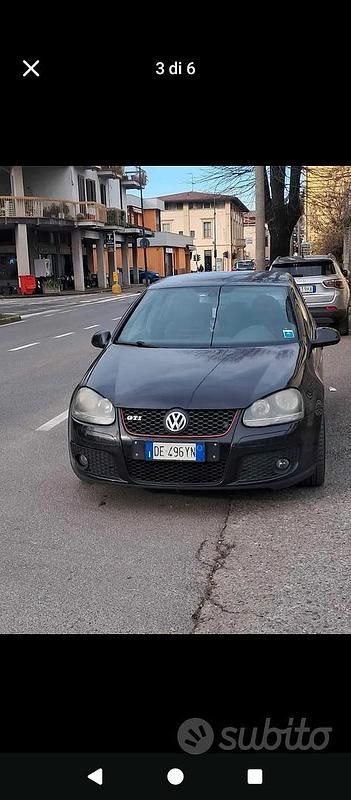 Usata VW Golf IV GTI 200 CV (147 kW) 2006 Nero Berlina