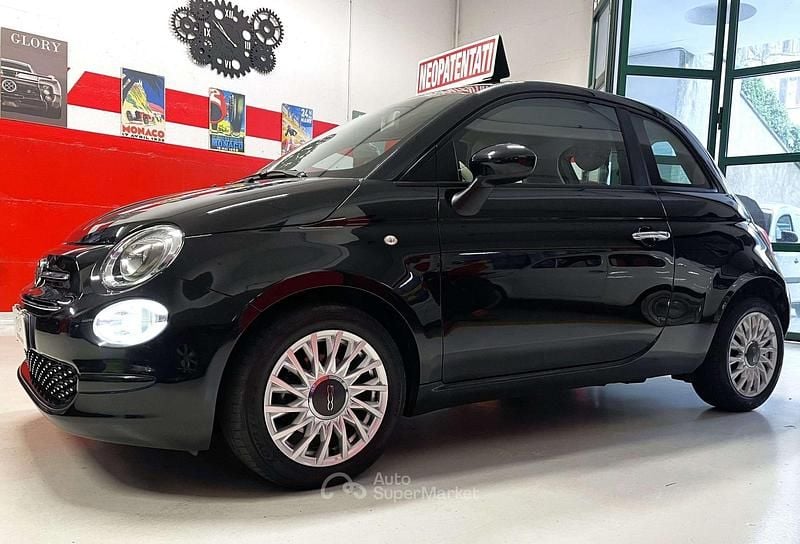 Usata Fiat 500 Lounge 69 CV (50 kW) 2021 Nero Utilitaria