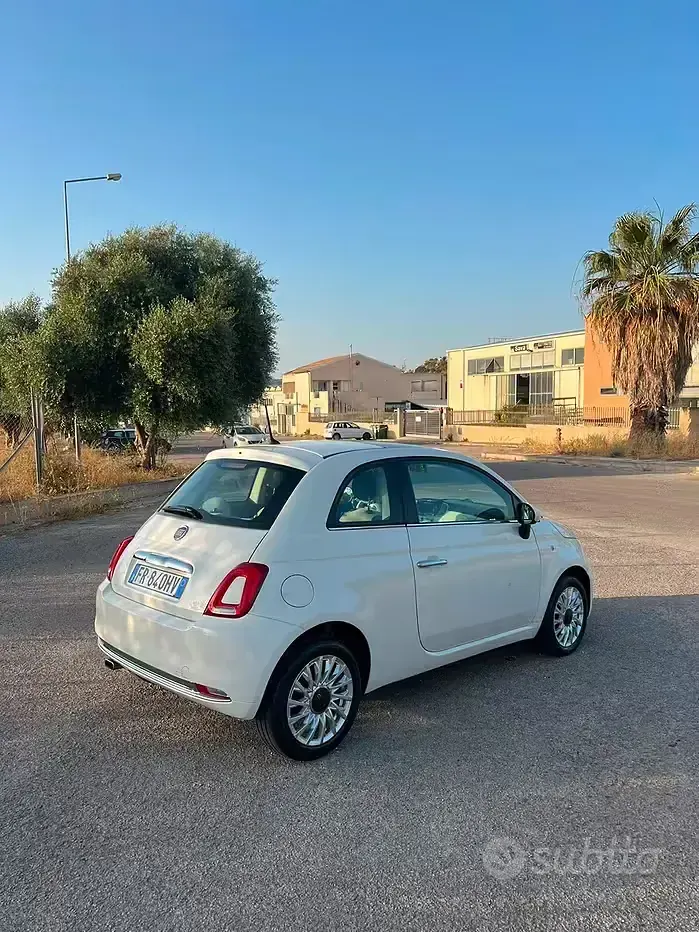 Usata Fiat 500 69 CV (50 kW) 2018 Bianco Berlina