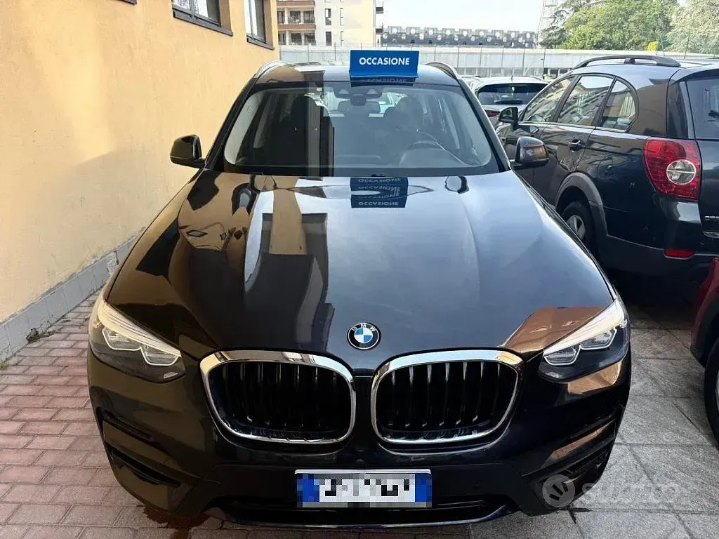 Usata BMW X3 Advantage 184 CV (135 kW) 2020 Nero SUV