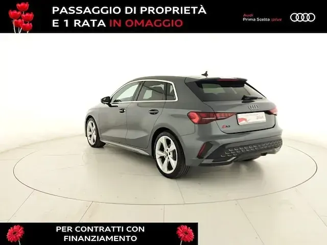 Nuova Audi A3 S-Line 150 CV (110 kW) 2025 Grigio daytona perlato Berlina