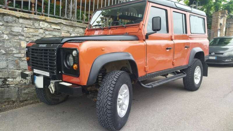 Arancione Usata 2006 Land Rover Defender SE SUV | 24.900 € (Super prezzo) - Immagine 1/4