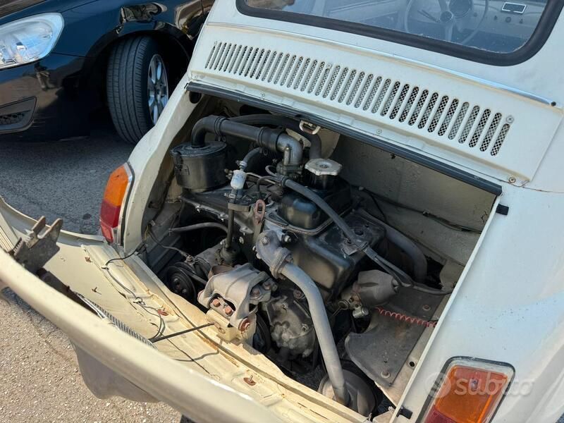 Usata Fiat 500 1970 Bianco Berlina