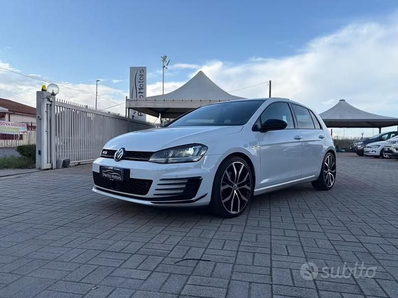 Usata VW Golf VII GTD 184 CV (135 kW) 2016 Bianco Berlina