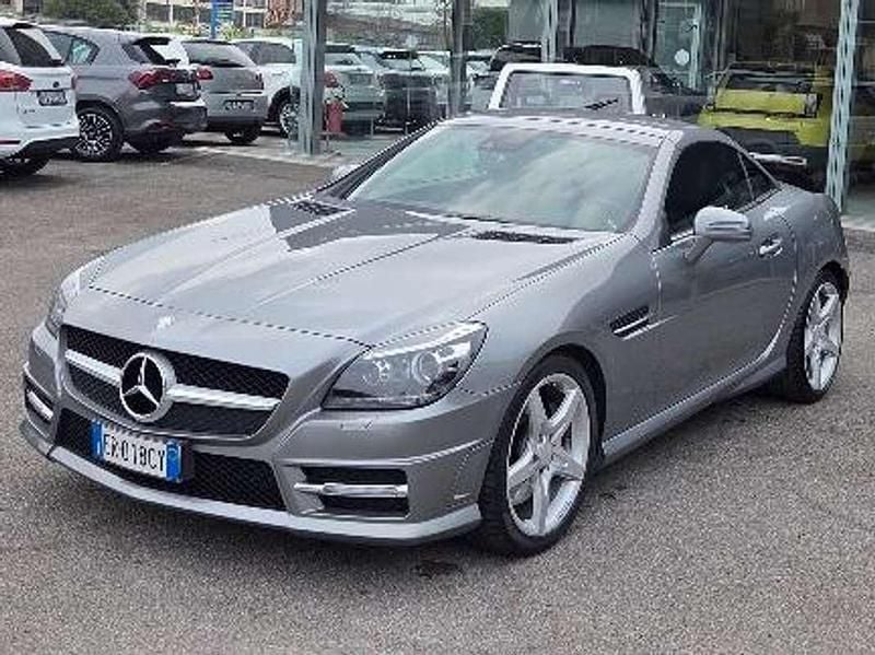 Usata Mercedes SLK200 Premium 184 CV (135 kW) 2013 Grigio Cabrio