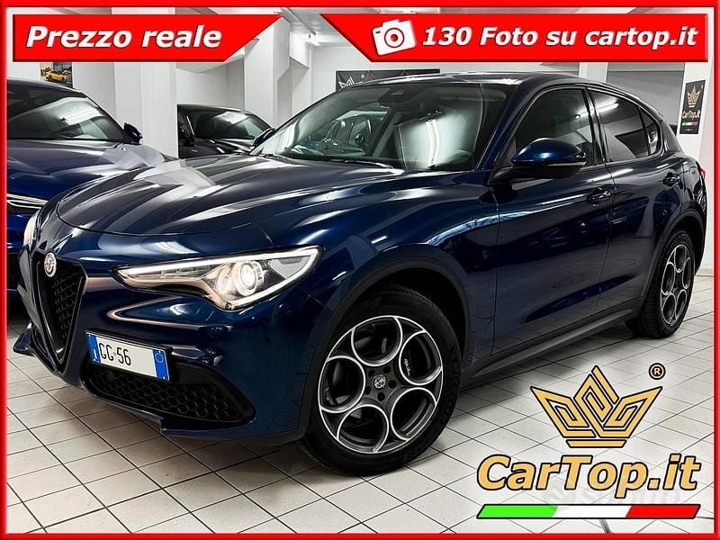 Usata Alfa Romeo Stelvio Sprint 190 CV (139 kW) 2021 Blu SUV