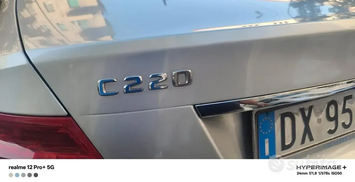 Usata Mercedes C220 Avantgarde 170 CV (125 kW) 2009 Grigio Berlina