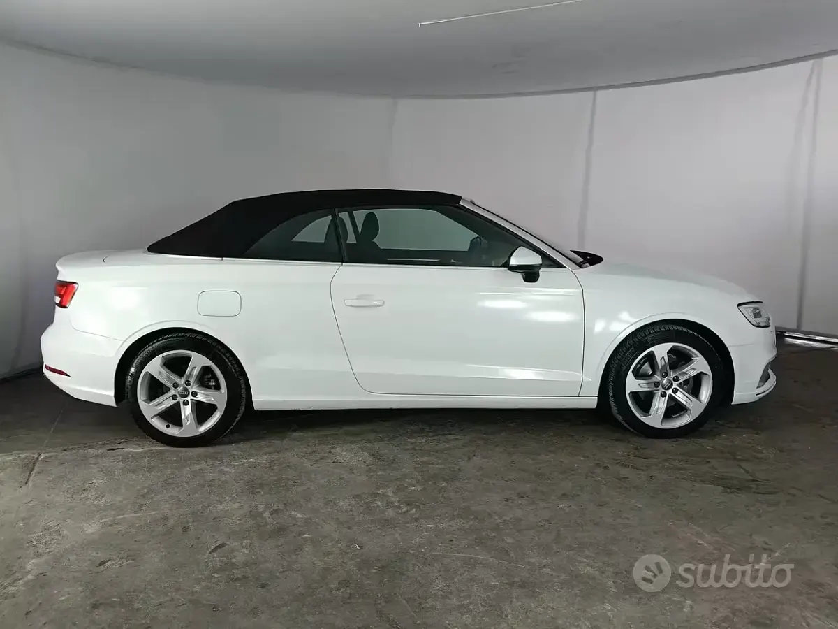Usata Audi A3 Cabriolet Sport 116 CV (85 kW) 2018 Bianco Cabrio