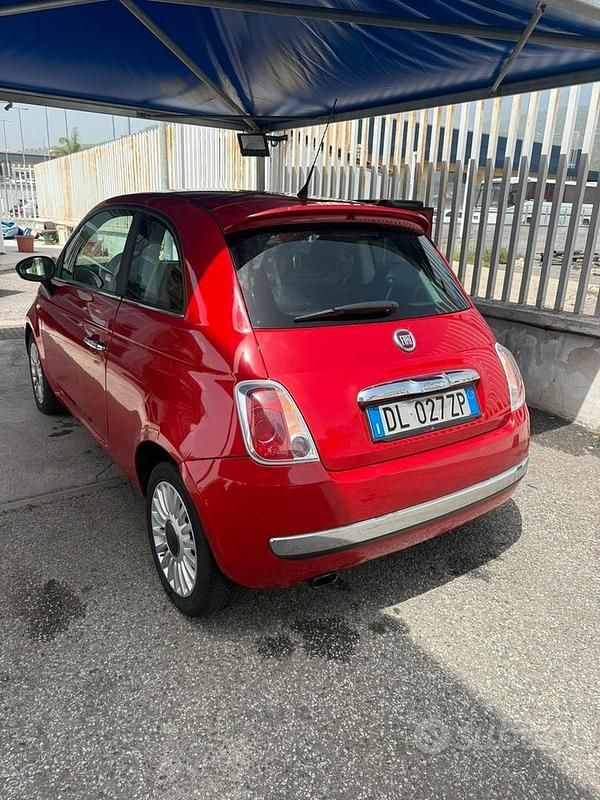 Usata Fiat 500 2008 Rosso Utilitaria