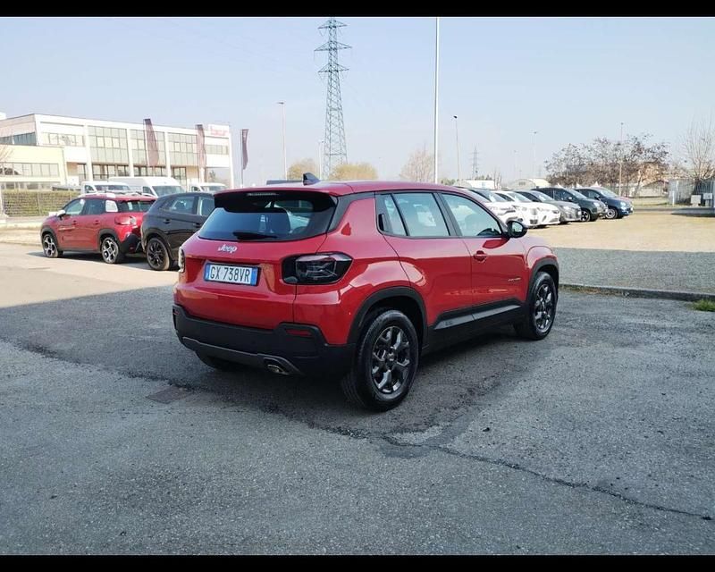 Usata Jeep Avenger Longitude 101 CV (74 kW) 2025 Rosso SUV