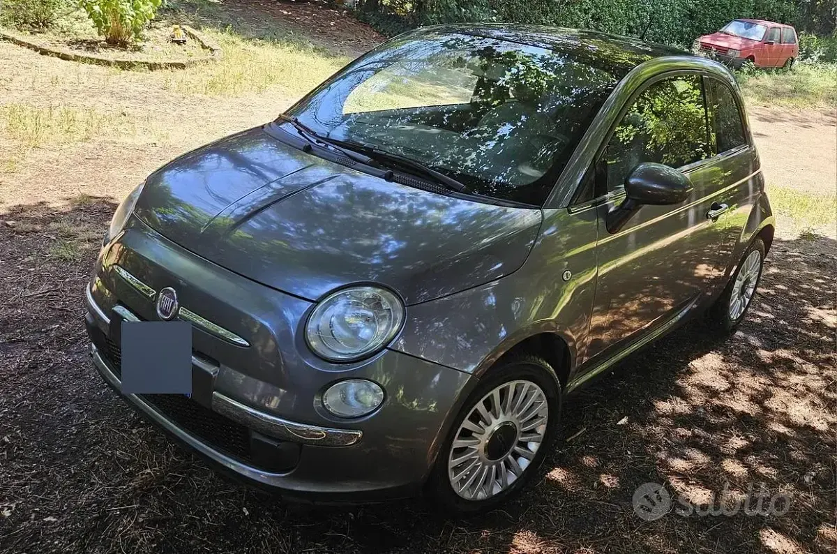 Usata Fiat 500 Lounge 69 CV (50 kW) 2012 Grigio Berlina