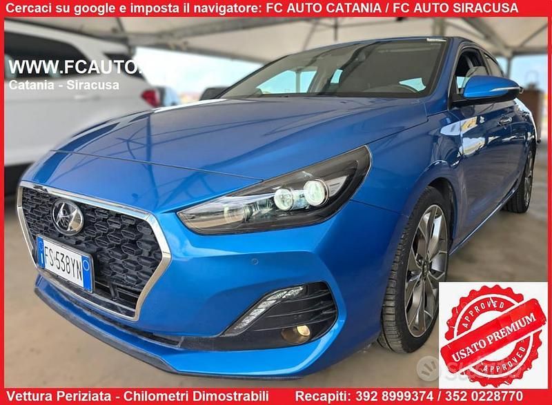 Blu/azzurro Usata 2018 Hyundai i30 Style Tre volumi | 14.990 € (Buon prezzo) - Immagine 1/4