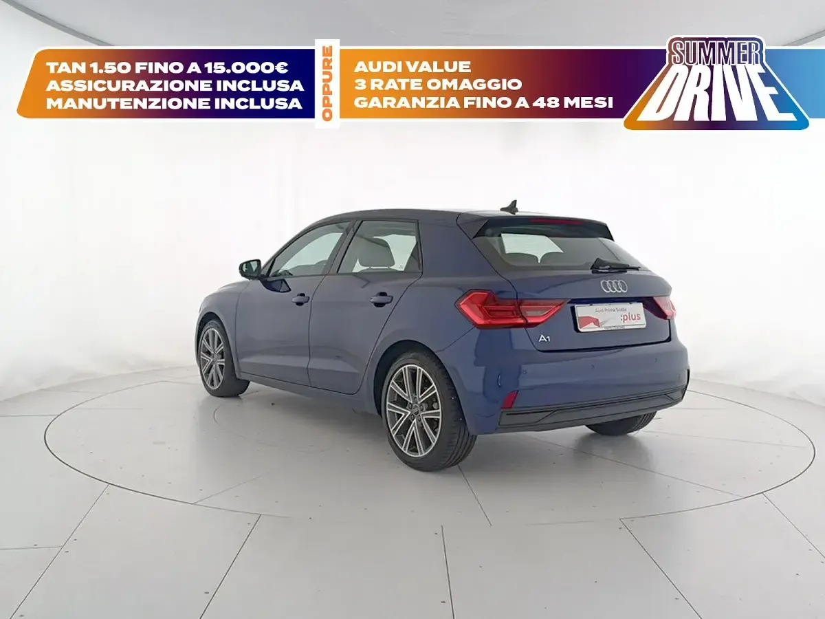 Usata Audi A1 Sportback Business 110 CV (80 kW) 2023 Blu navarra metallizzato Utilitaria