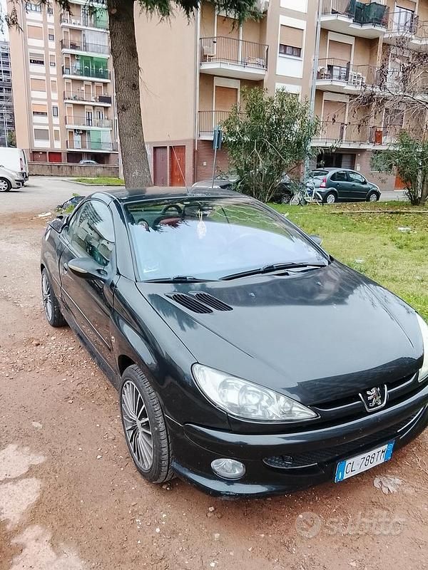 Usata Peugeot 206 CC 2005 Nero Cabrio
