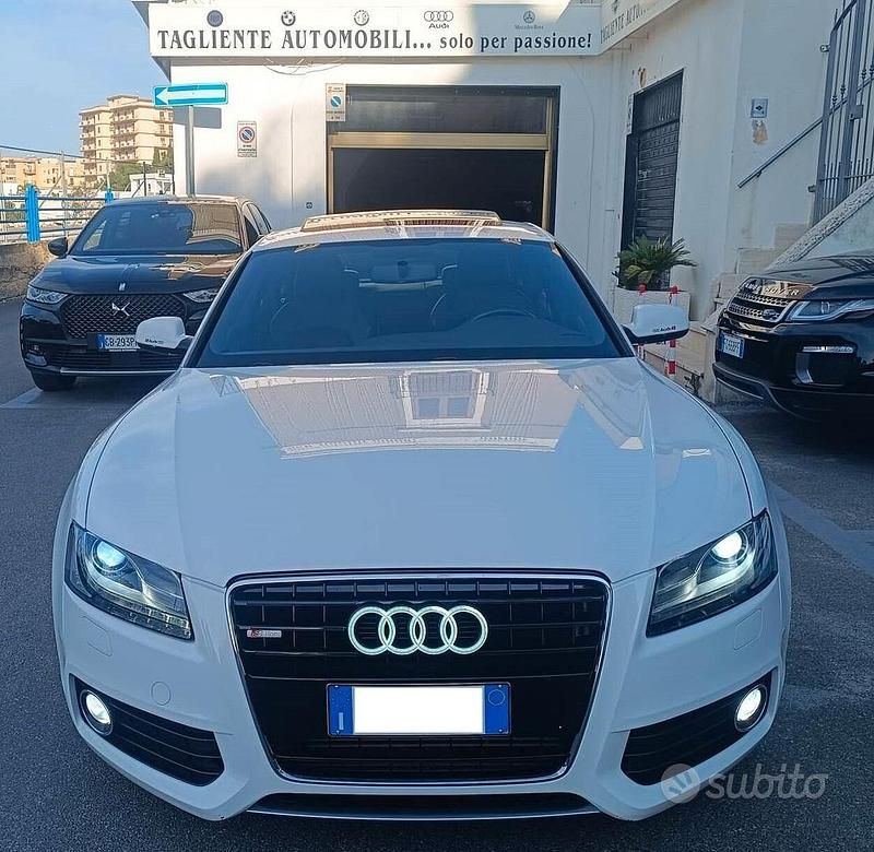 Usata Audi A5 S-Line 143 CV (105 kW) 2010 Bianco Coupé