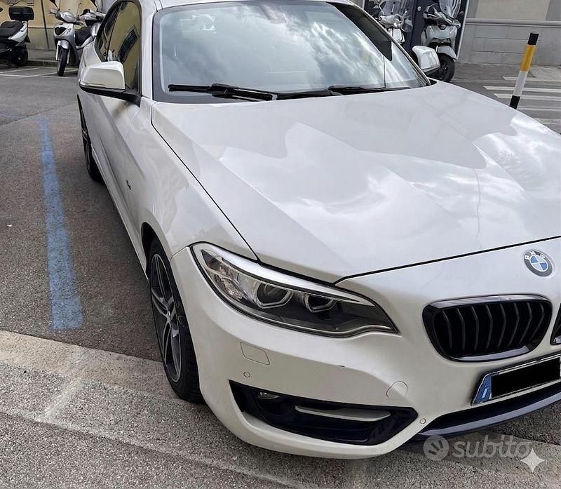Usata BMW 218 Sport Line 150 CV (110 kW) 2017 Bianco Coupé