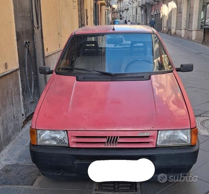 Usata Fiat Uno 1992 Rosso Utilitaria