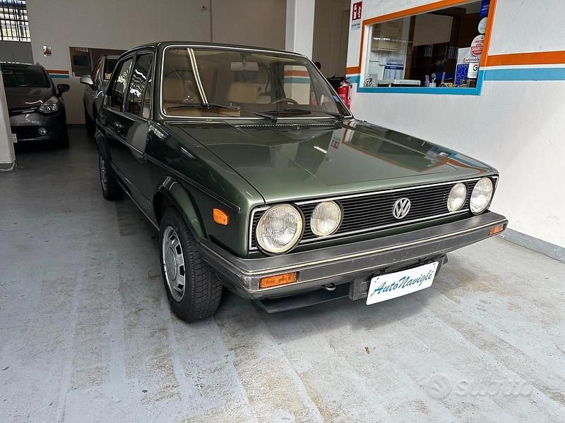 Usata VW Golf I 69 CV (50 kW) 1980 Verde Utilitaria
