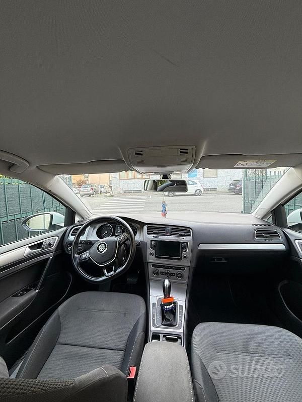 Usata VW Golf VII 110 CV (80 kW) 2016 Bianco Berlina