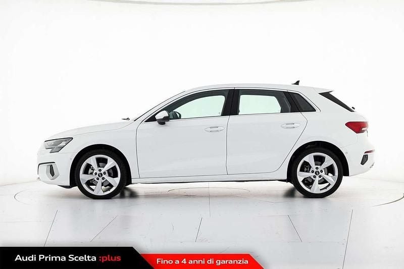 Usata Audi A3 Sportback Advanced 150 CV (110 kW) 2023 Bianco Utilitaria
