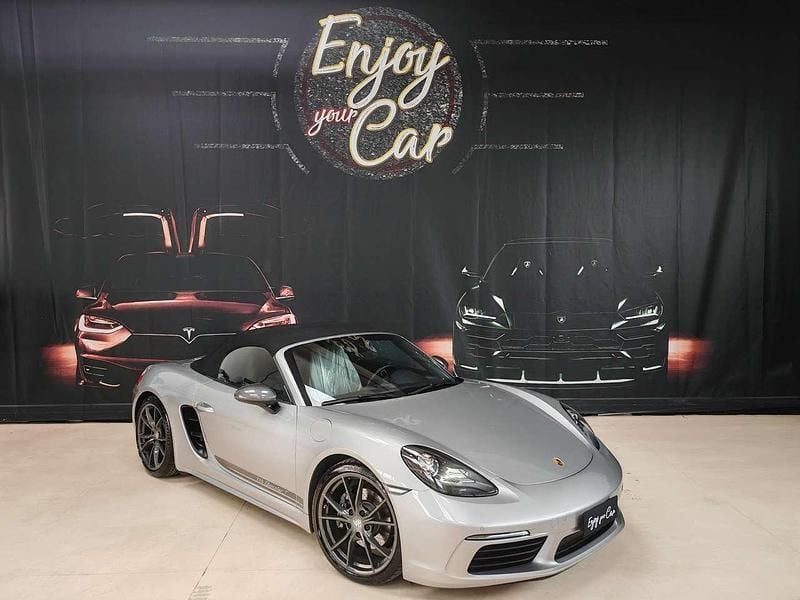 Argento Usata 2022 Porsche 718 Boxster Cabrio | 72.000 € (Buon prezzo) - Immagine 1/4