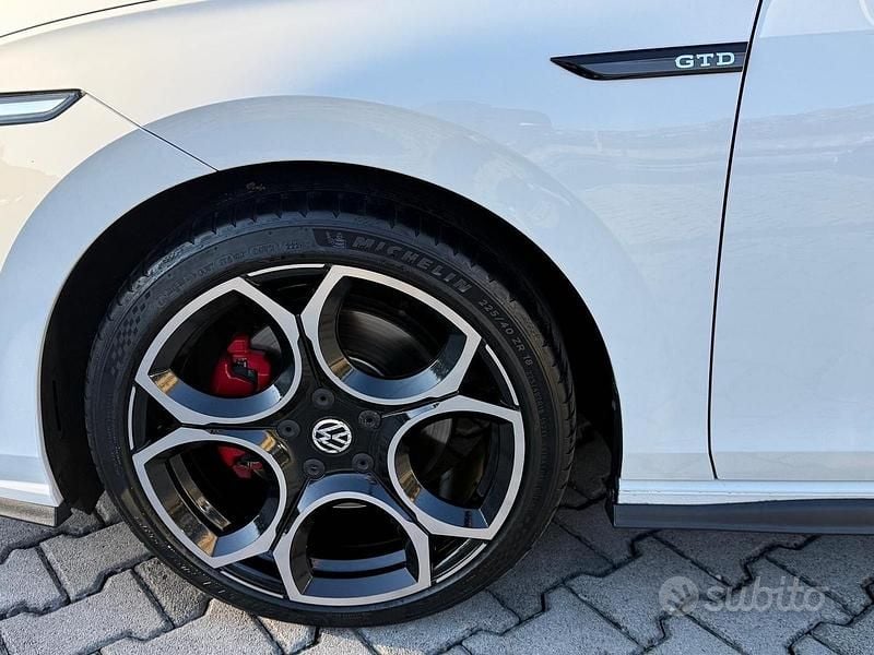 Usata VW Golf VIII GTD 201 CV (147 kW) 2022 Bianco Berlina