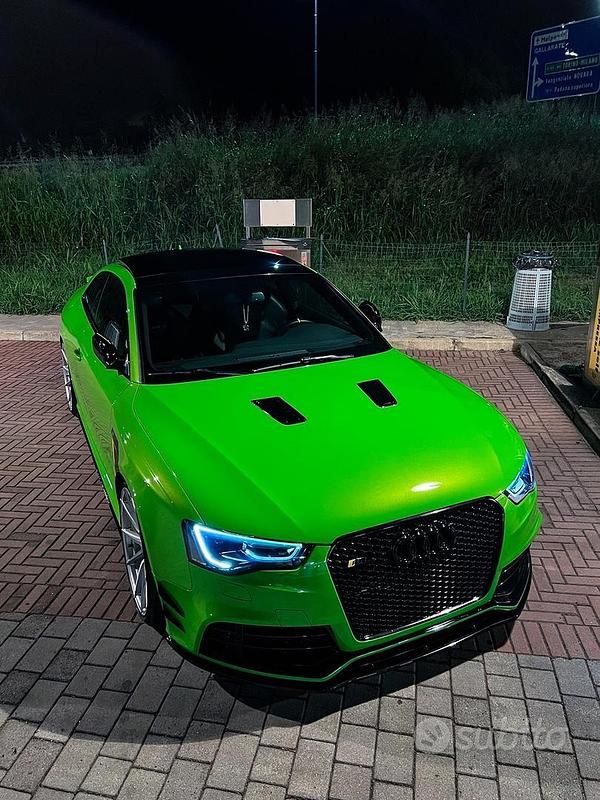Usata Audi RS5 450 CV (330 kW) 2010 Verde Coupé