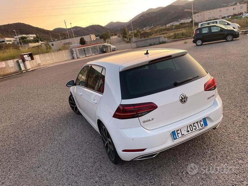 Usata VW Golf VII 150 CV (110 kW) 2017 Bianco Berlina