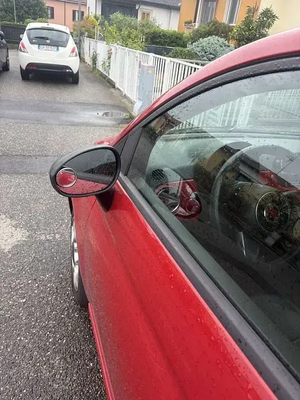 Usata Fiat 500 Pop 75 CV (55 kW) 2009 Rosso Cabrio