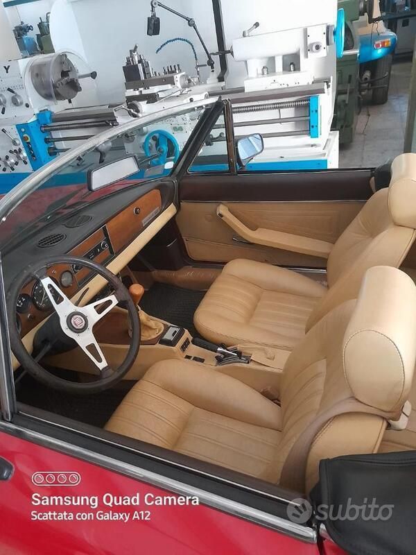Usata Fiat 124 Spider 135 CV (99 kW) 1980 Rosso Cabrio