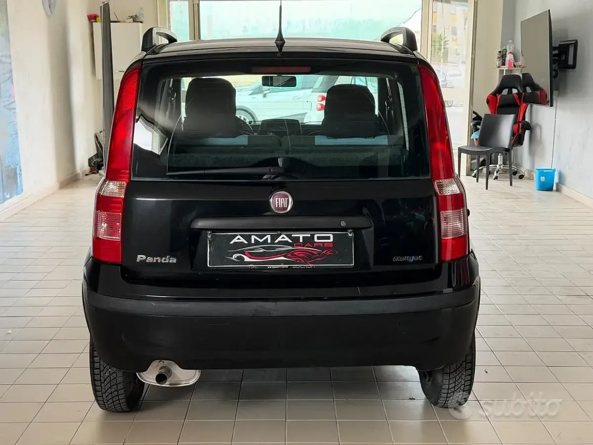 Usata Fiat Panda Dynamic 75 CV (55 kW) 2009 Nero Utilitaria