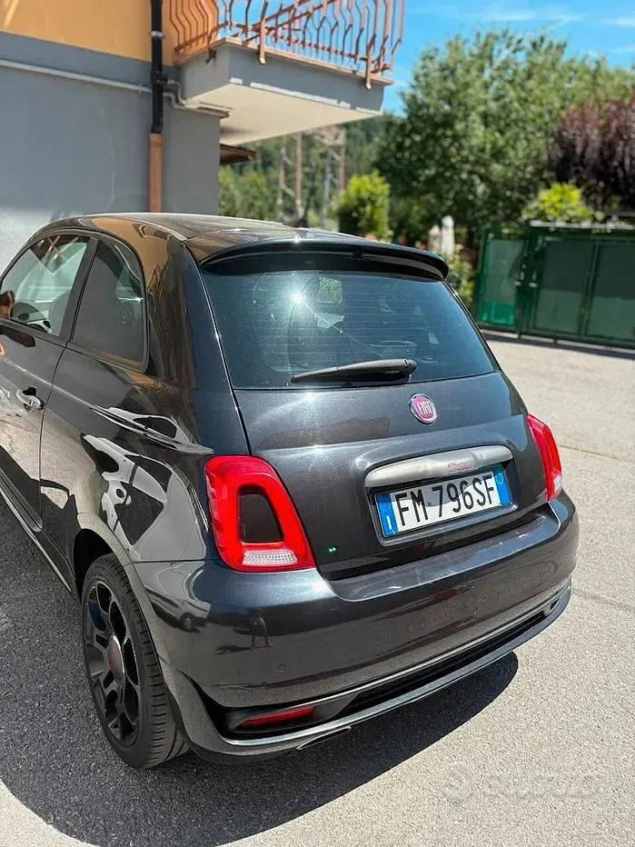 Usata Fiat 500 Lounge 69 CV (50 kW) 2017 Nero Berlina