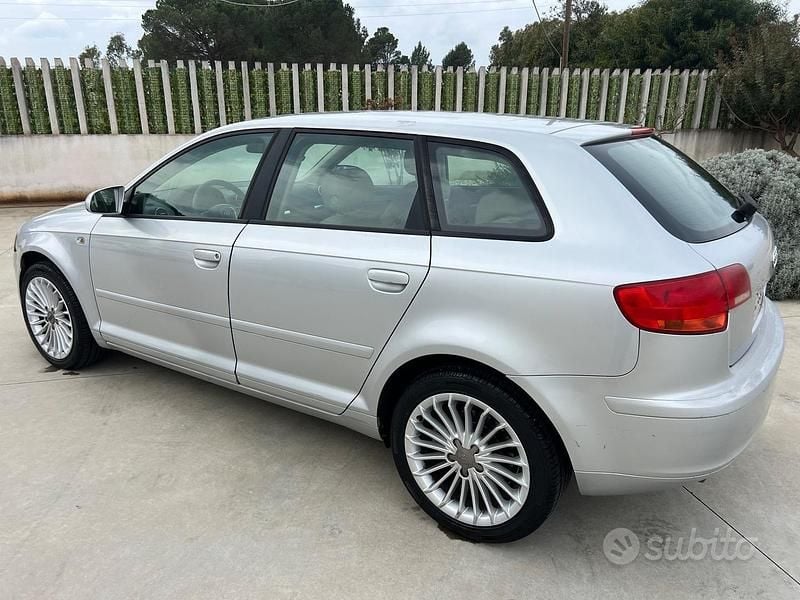 Usata Audi A3 169 CV (124 kW) 2007 Grigio Utilitaria