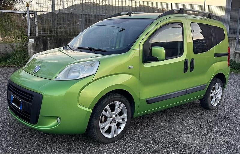 Usata Fiat Qubo Dynamic 73 CV (53 kW) 2008 Verde Monovolume