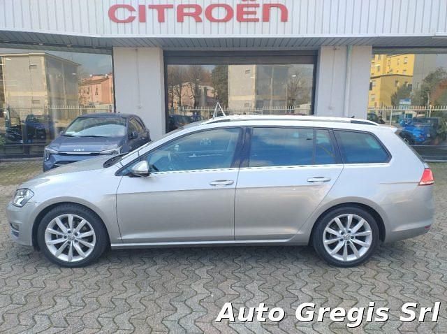 Usata VW Golf VII Highline 125 CV (91 kW) 2016 Argento Station wagon