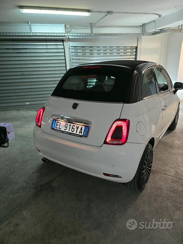 Usata Fiat 500 2012 Bianco Cabrio