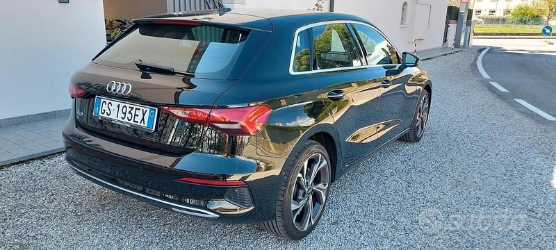 Usata Audi A3 150 CV (110 kW) 2023 Nero Berlina