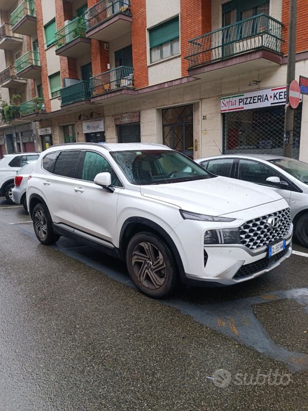 Usata Hyundai Santa Fe 202 CV (148 kW) 2022 Bianco SUV
