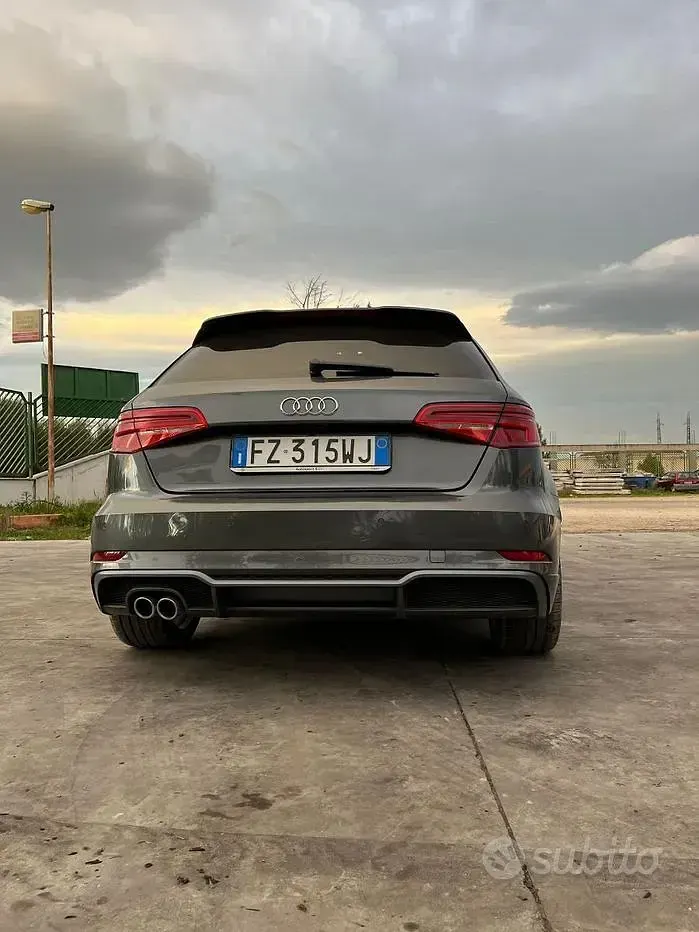 Usata Audi A3 150 CV (110 kW) 2016 Grigio Berlina