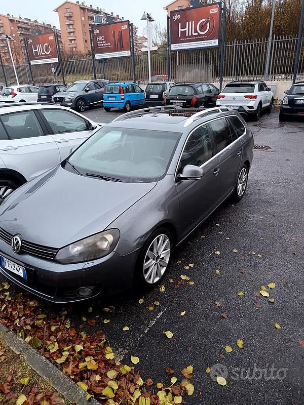 Usata VW Golf VI Highline 140 CV (102 kW) 2010 Grigio Utilitaria