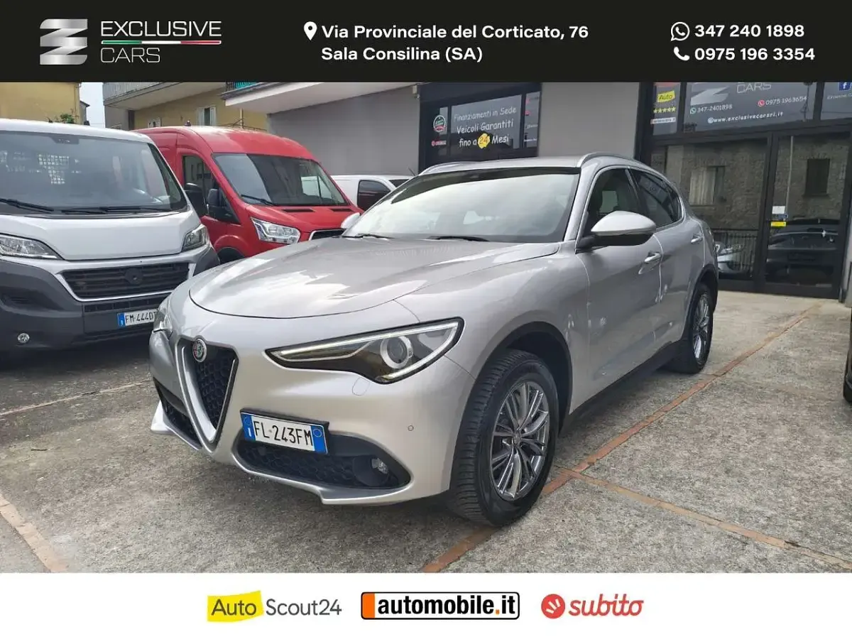 Usata Alfa Romeo Stelvio 179 CV (131 kW) 2018 Argento SUV