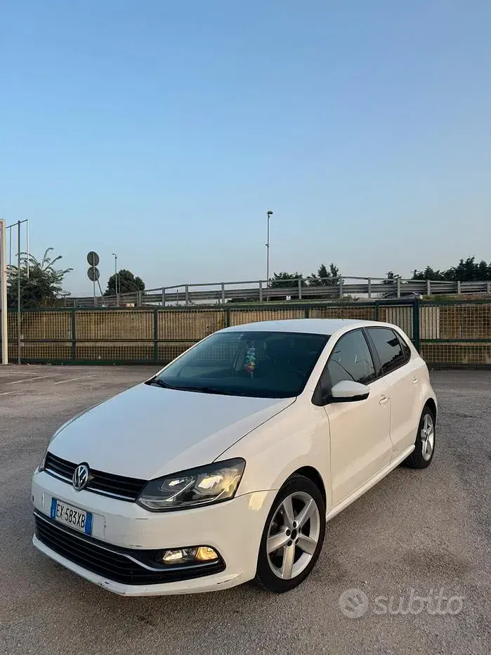 Usata VW Polo 90 CV (66 kW) 2014 Bianco Berlina