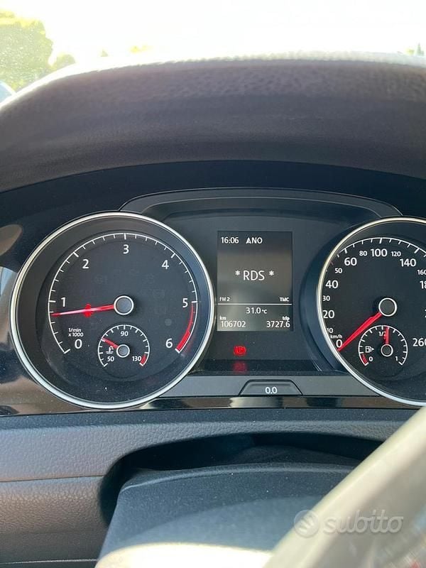 Usata VW Golf VII 110 CV (80 kW) 2014 Nero Berlina